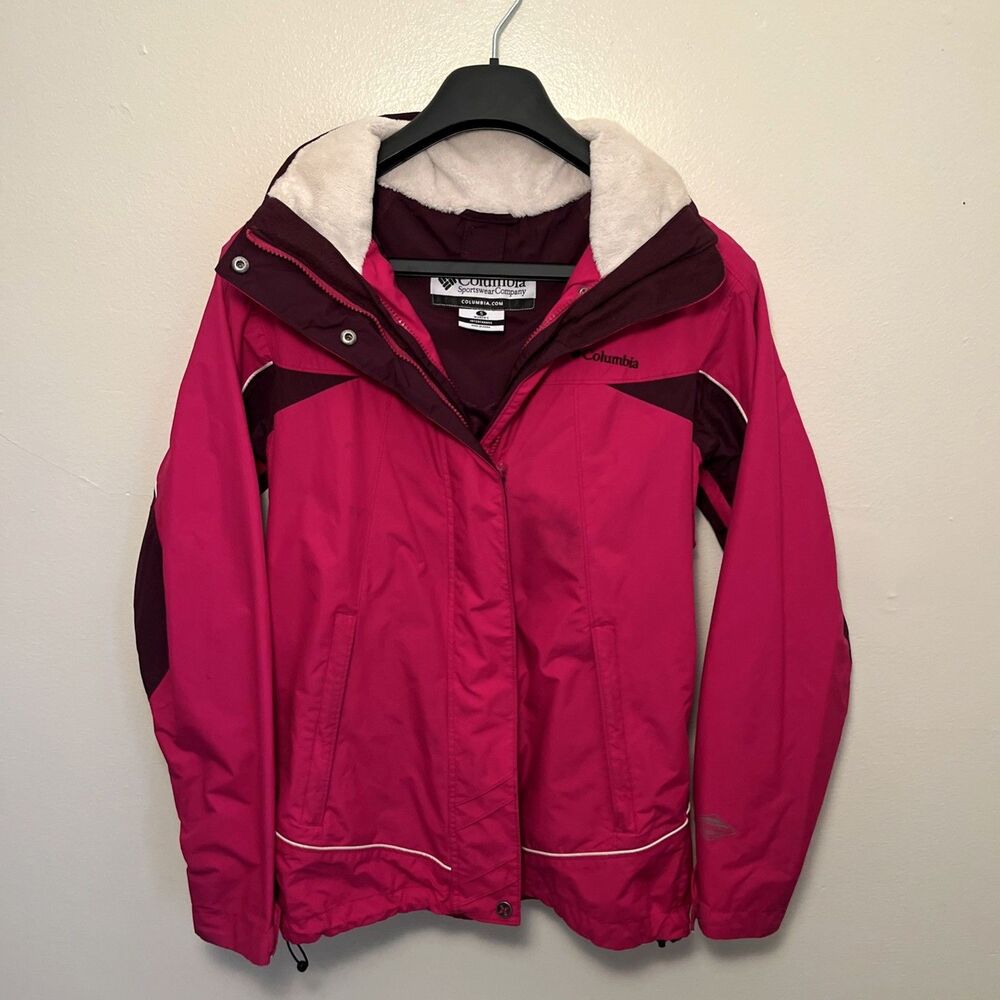 COLUMBIA Whirlibird Interchange Omni-Tech Windproof Waterproof Hooded Jacket- S